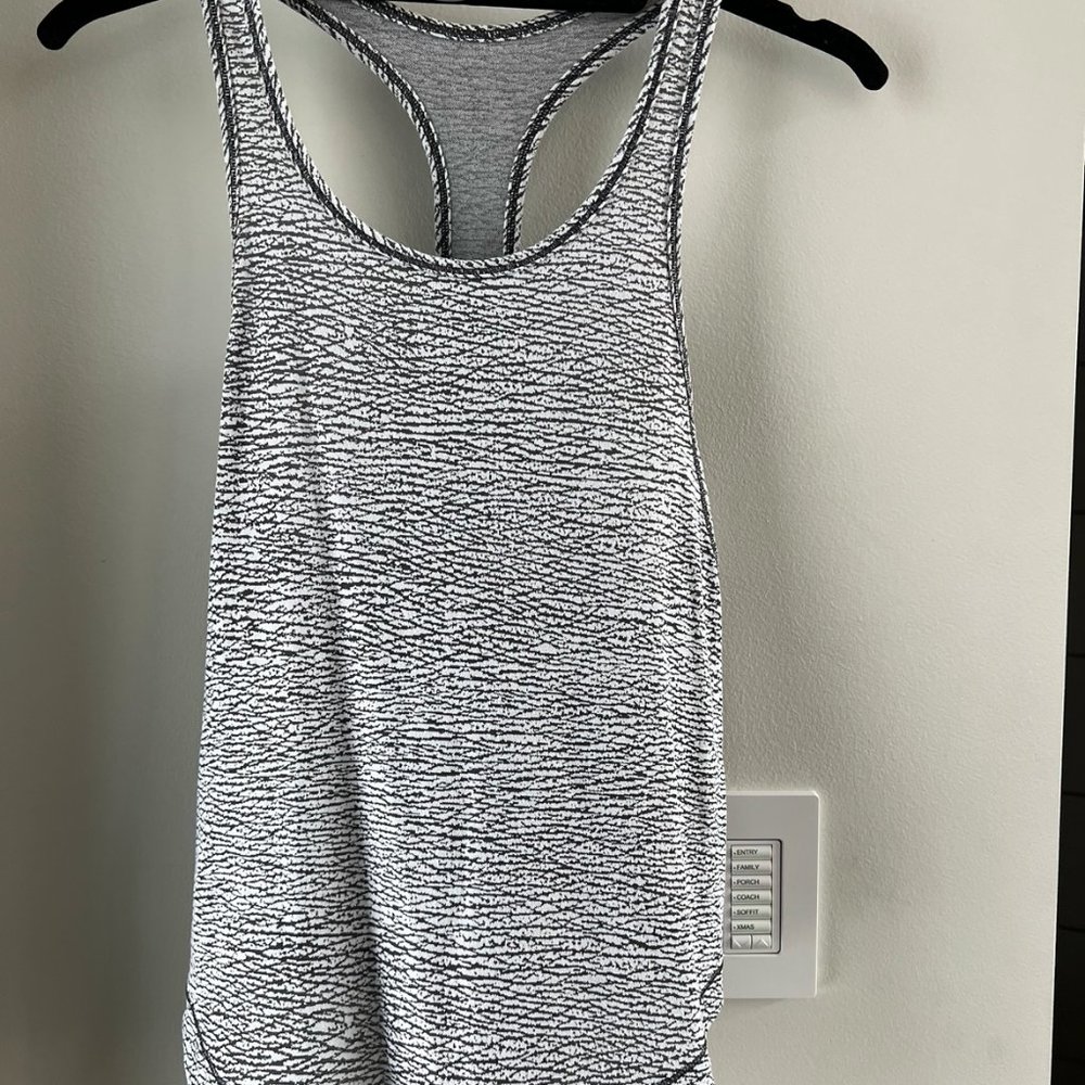 lululemon athletica Black and White Tank Top